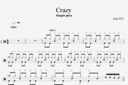 Simple plan-Crazy架子鼓谱+动态鼓谱