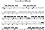 Young Dumb & Broke鼓谱 Khalid-Young Dumb&Broke架子鼓谱