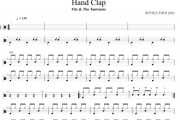 Handclap鼓谱 Fitz&the Tantrums-Handclap架子鼓谱