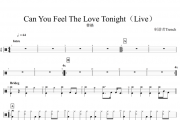 曹格-Can You Feel The Love Tonight（Live）架子鼓谱爵士鼓曲谱