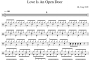Santino Fontana/Kristen Bell-Love Is An Open Door架子鼓谱爵士鼓曲谱