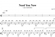 Need You Now鼓谱 Lady Antebellum《Need You Now》架子鼓谱+动态视频