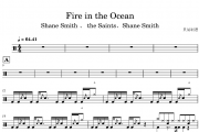 Fire in the Ocean鼓谱  Shane Smith 、 the Saints、Shan《Fire in t