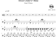 Sweet Child O' Mine鼓谱 Guns N' Roses-Sweet Child O' Mine爵士鼓谱 