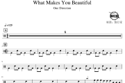 What Makes You Beautiful鼓谱 One Direction-What Makes You Beau