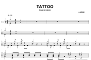 TATTOO鼓谱 Rammstein-TATTOO爵士鼓谱+动态视频