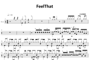 FeelThat鼓谱 演出比赛曲目-FeelThat架子鼓|爵士鼓|鼓谱+动态视频
