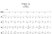 Y.M.C.A.鼓谱 The Minions《Y.M.C.A.》架子鼓|爵士鼓|鼓谱+动态视频