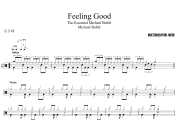 Feeling Good鼓谱 Michael Bublé-Feeling Good爵士鼓谱