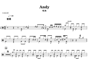 Andy鼓谱 阿杜-Andy爵士鼓谱+动态视频 318鼓谱