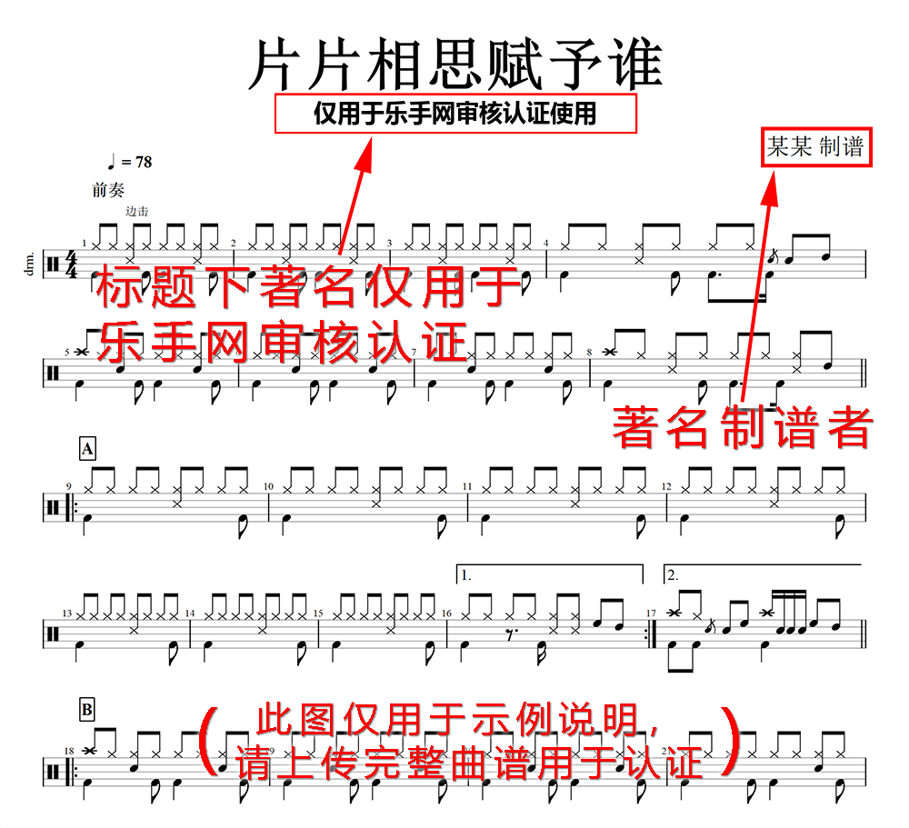 审核材料命名示例