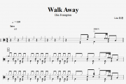 Dia Frampton-Walk Away架子鼓谱+动态鼓谱
