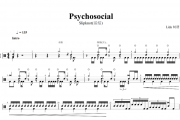 【双踩】Psychosocial鼓谱 Slipknot(活结) -Psychosocial架子鼓谱+动态鼓谱