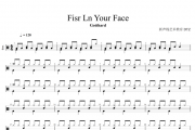 Fisr Ln Your Face鼓谱 Gotthard-Fisr Ln Your Face架子鼓谱