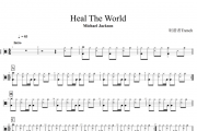 Michael Jackson-Heal The World架子鼓谱爵士鼓曲谱
