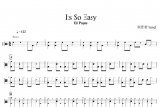 Ed Payne-Its So Easy架子鼓谱爵士鼓曲谱