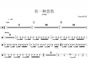 A-Lin-有一种悲伤架子鼓谱爵士鼓曲谱