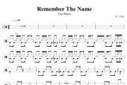 Fort Minor-Remember The Name架子鼓谱+动态鼓谱+无鼓伴奏
