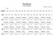 Heathens鼓谱 twenty one pilots-Heathens架子鼓|爵士鼓|鼓谱+动态视频