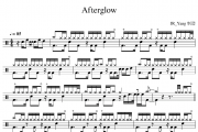 Afterglow鼓谱 G.O.D《Afterglow》架子鼓|爵士鼓|鼓谱