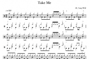 Take Me鼓谱 方大同-Take Me架子鼓|爵士鼓|鼓谱