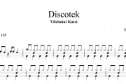 Discotek鼓谱 Vilelmini Katsi 《Discotek》架子鼓|爵士鼓|鼓谱+动态视频