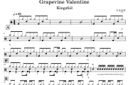 Grapevine Valentine鼓谱 Kingsfoil《Grapevine Valentine》架子鼓|爵士鼓|