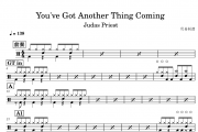 Judas Priest-You've Got Another Thing Coming架子鼓|爵士鼓|鼓谱
