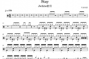 Stay鼓谱 Jwhite翻奏《Stay》架子鼓|爵士鼓|鼓谱