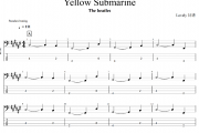 Yellow Submarine 贝斯谱 The Beatles《Yellow Submarine》贝司BASS谱