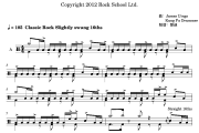 Rock school英皇考级-比赛考级神曲Attitude含原版填充架子鼓|爵士鼓|鼓谱
