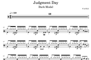 Judgment Day鼓谱 Dark Model《Judgment Day》架子鼓|爵士鼓|鼓谱