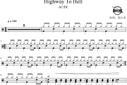 Highway To Hell鼓谱 AC/DC-Highway To Hell爵士鼓谱