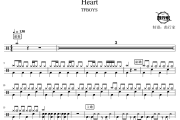Heart鼓谱 TFBOYS-Heart爵士鼓谱 鼓行家制谱