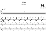 Nemo鼓谱 Nightwish-Nemo爵士鼓谱 鼓行家制谱`