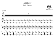 Stronger鼓谱 Kelly Clarkson-Stronger爵士鼓谱 鼓行家制谱