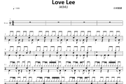 Love Lee鼓谱 AKMU《Love Lee》架子鼓|爵士鼓|鼓谱+动态视频