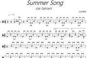 Summer Song鼓谱 Joe Satriani 《Summer Song》架子鼓|爵士鼓|鼓谱+动态视频