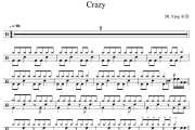 Crazy鼓谱 Simple Plan《Crazy》架子鼓|爵士鼓|鼓谱