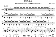 哈密瓜岛鼓谱 中国音乐学院6级《哈密瓜岛》(双页免翻谱)架子鼓|爵士鼓|鼓谱