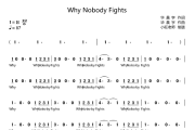 Why Nobody Fights简谱 华晨宇《Why Nobody Fights》简谱E调